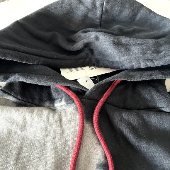 NWT Eleven Paris Men’s Black Gray Tie-Dye Hooded Sweatshirt Large - Picture 5 of 9